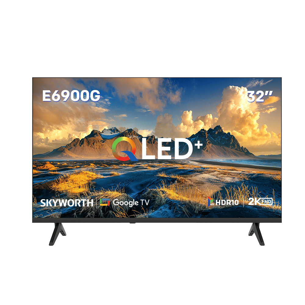 ทีวีคิวแอลอีดี 32 นิ้ว SKYWORTH(HD, QLED, GOOGLE TV) E6900G สีดำ_0